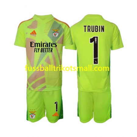 Fußballtrikots Benfica Lissabon Anatolij Trubin 1 Torwart Kinder 2024-2025 Kurzarm Heimtrikotsatz kaufen